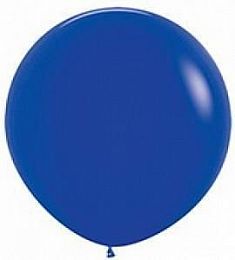 Большой воздушный шар синего цвета 91 см