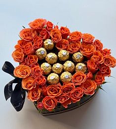 Букет в коробке "Grateful"