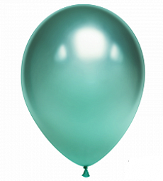 Латексный шар - Хром зеленый - 30 см