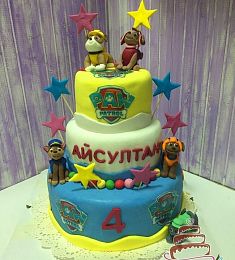 Торт "Щенячий патруль"